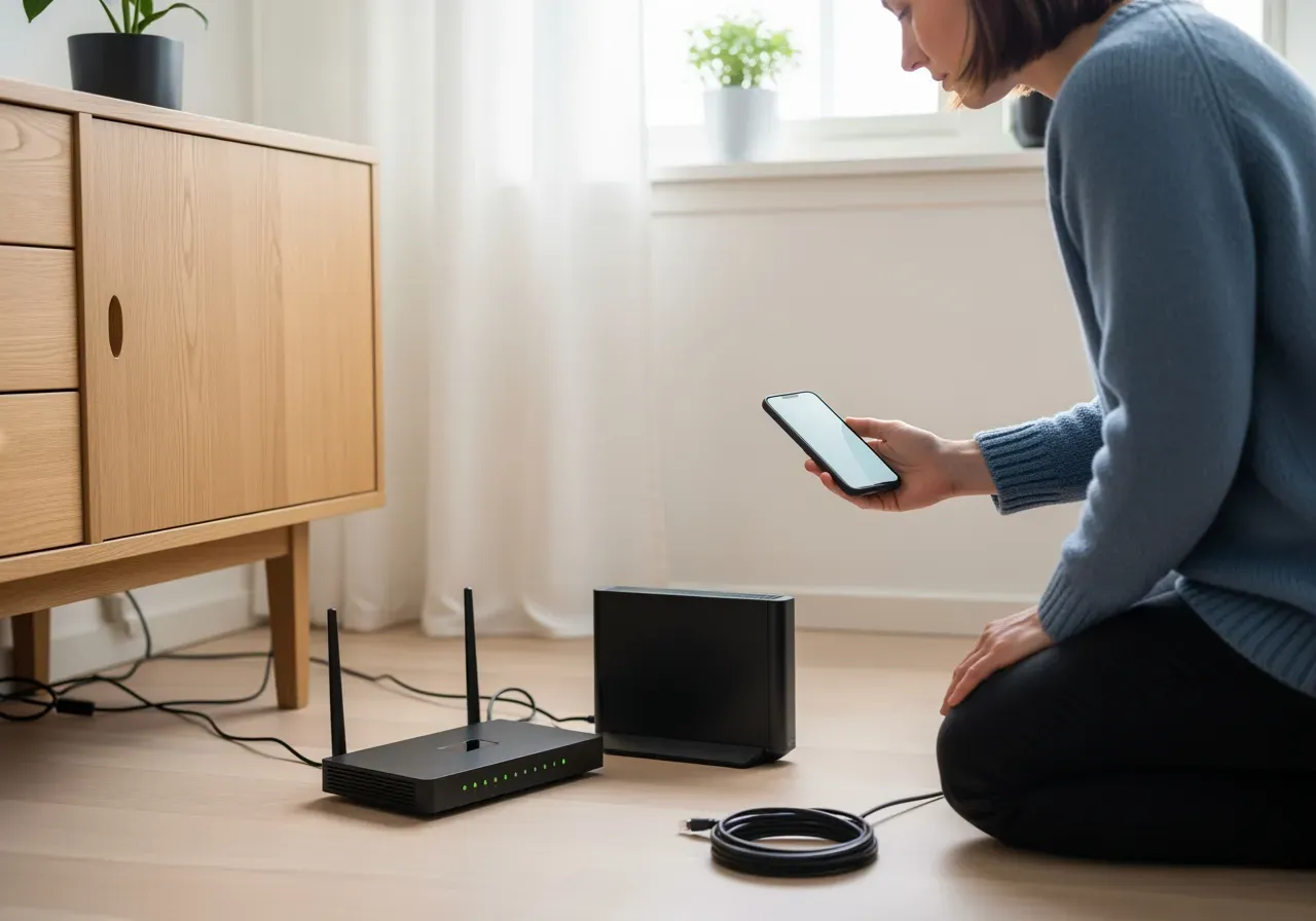 Felsökning vid internetavbrott