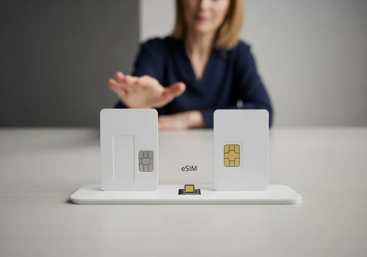 SIM‑kort och eSIM förklarat