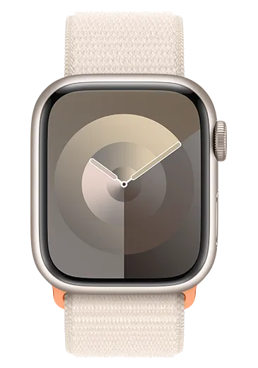 Apple Watch Series 9 4G - Sportloop Vit Med Abonnemang 36 x 190 SEK