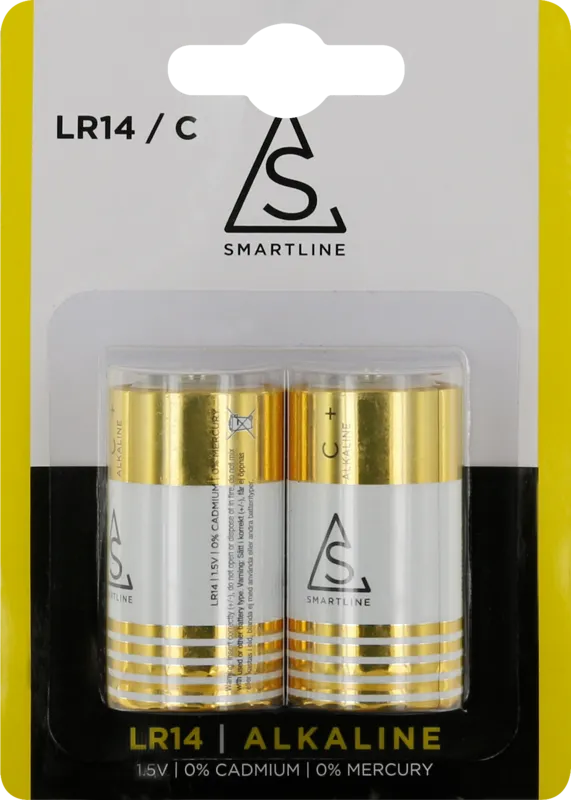 Battery alkaline LR14/C 1.5V 2-pack