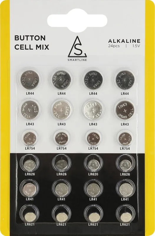 Button cell, alkaline LR-MIX