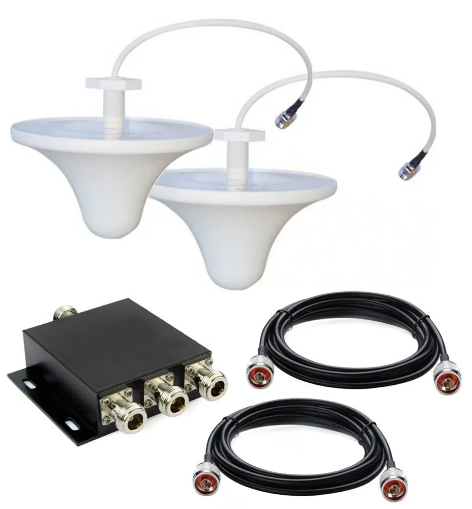 Coverage amplifier - 2 EXTRA INDOOR ANTENNAS