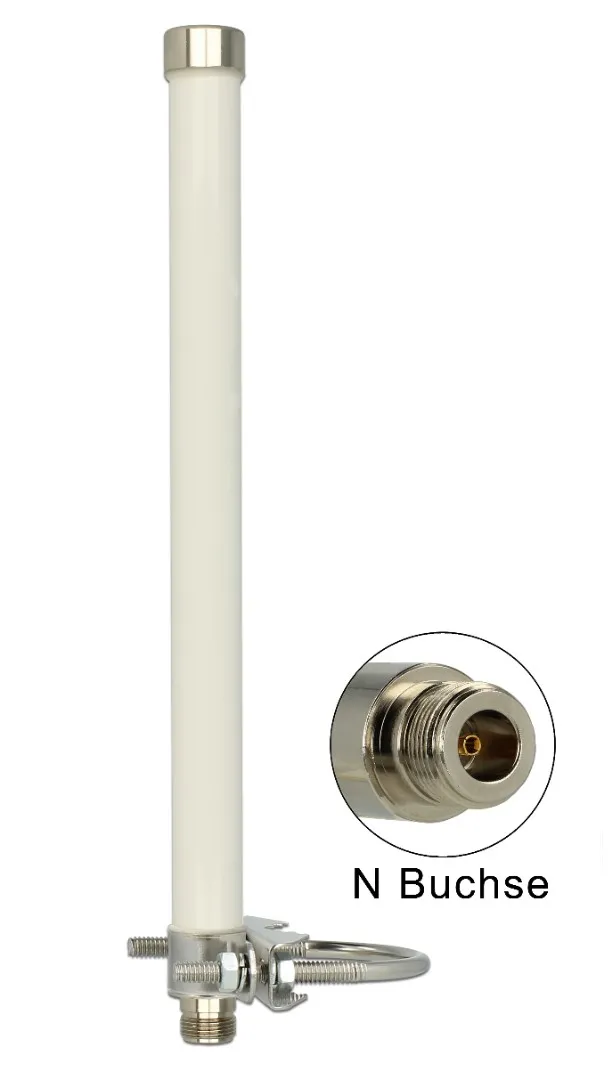 DeLock WLAN outdoor antenna 6-8dbi 802.11a/ac/b/g/n/h, white