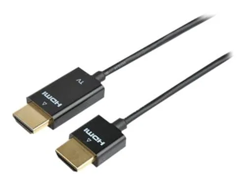 Prokord Hdmi-kabel - Tunn Guldpläterad 2m Hdmi Svart
