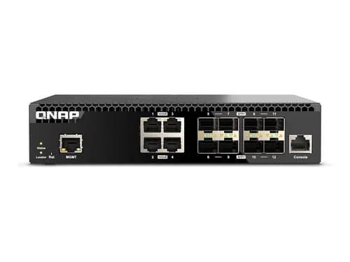 Qnap Qsw-m3212r-8s4t Nätverksswitchar Hanterad 10g Ethernet (100/1000/10000) 1u