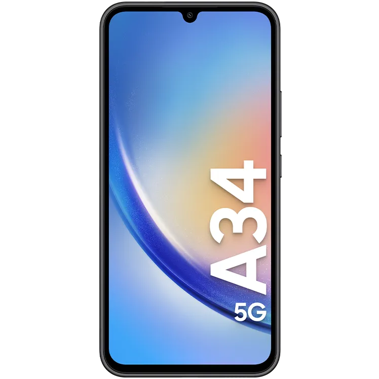 Samsung Galaxy A34 5G 128GB - Svart Med Abonnemang 36 x 195 SEK
