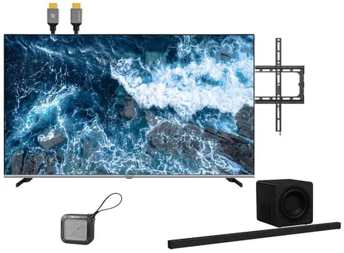 "Voxicon Vxv750ua 50"" 4k Android Tv + Chromecast Konferenskit Deluxe"