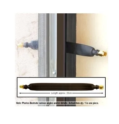 Window feed-through SMA male to SMA female