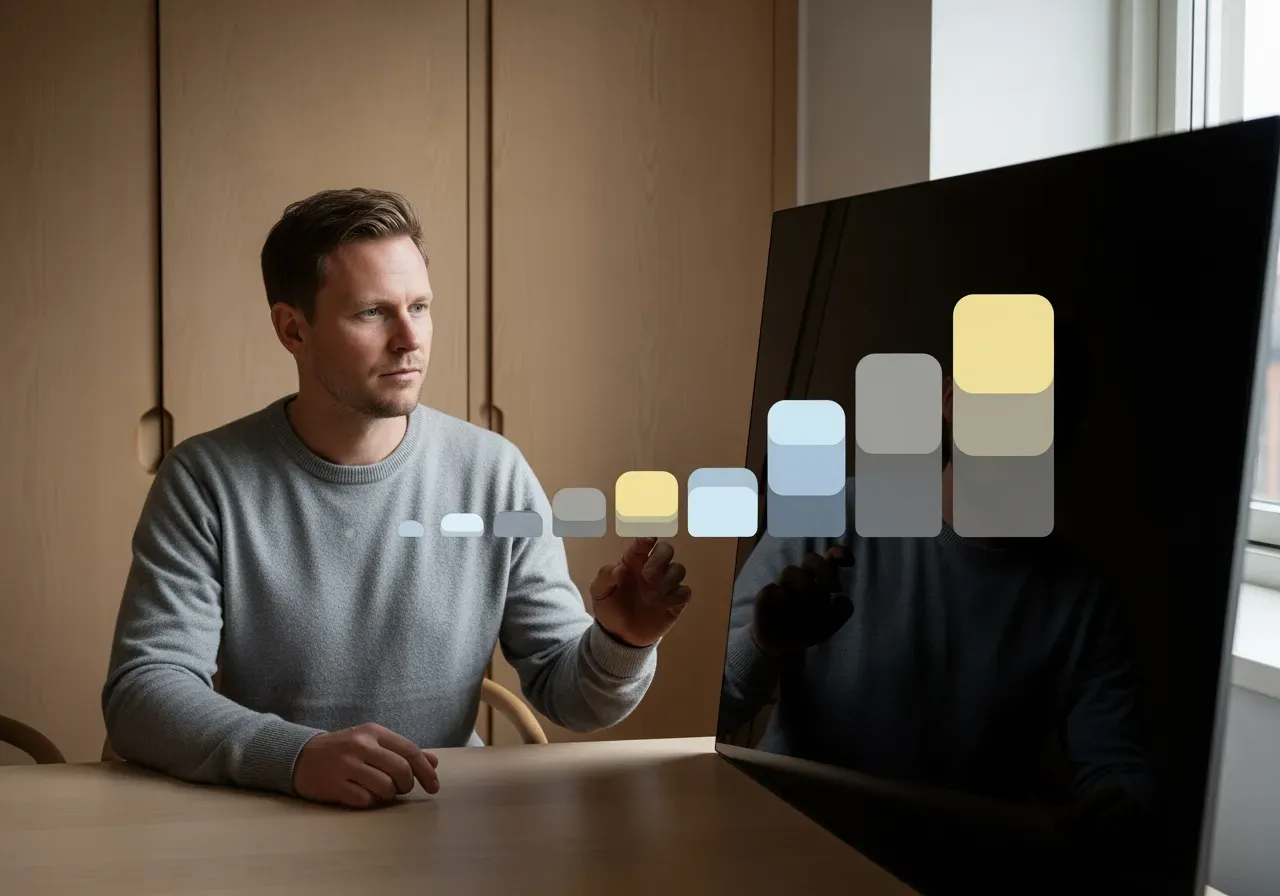 Stegvis växling i gränssnitt