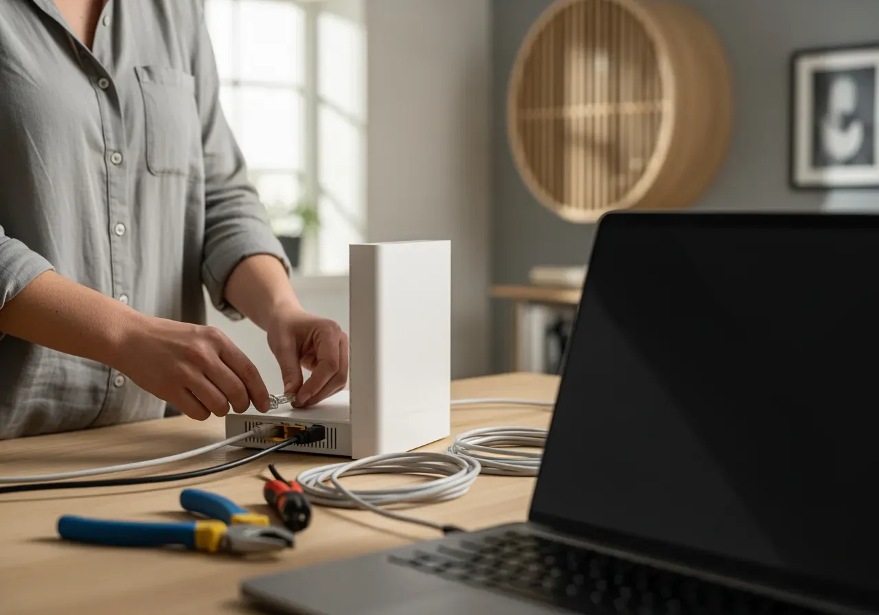 Installera Tele2 bredband stegvis